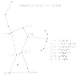 Braille and Tactile Graphics Example - Constellation