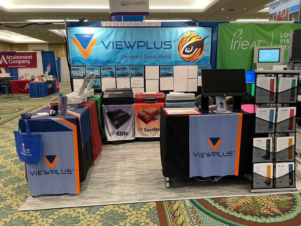 Photo of ViewPlus convention booth