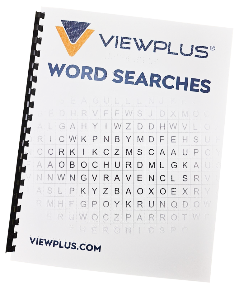 Braille Word Search Book – ViewPlus
